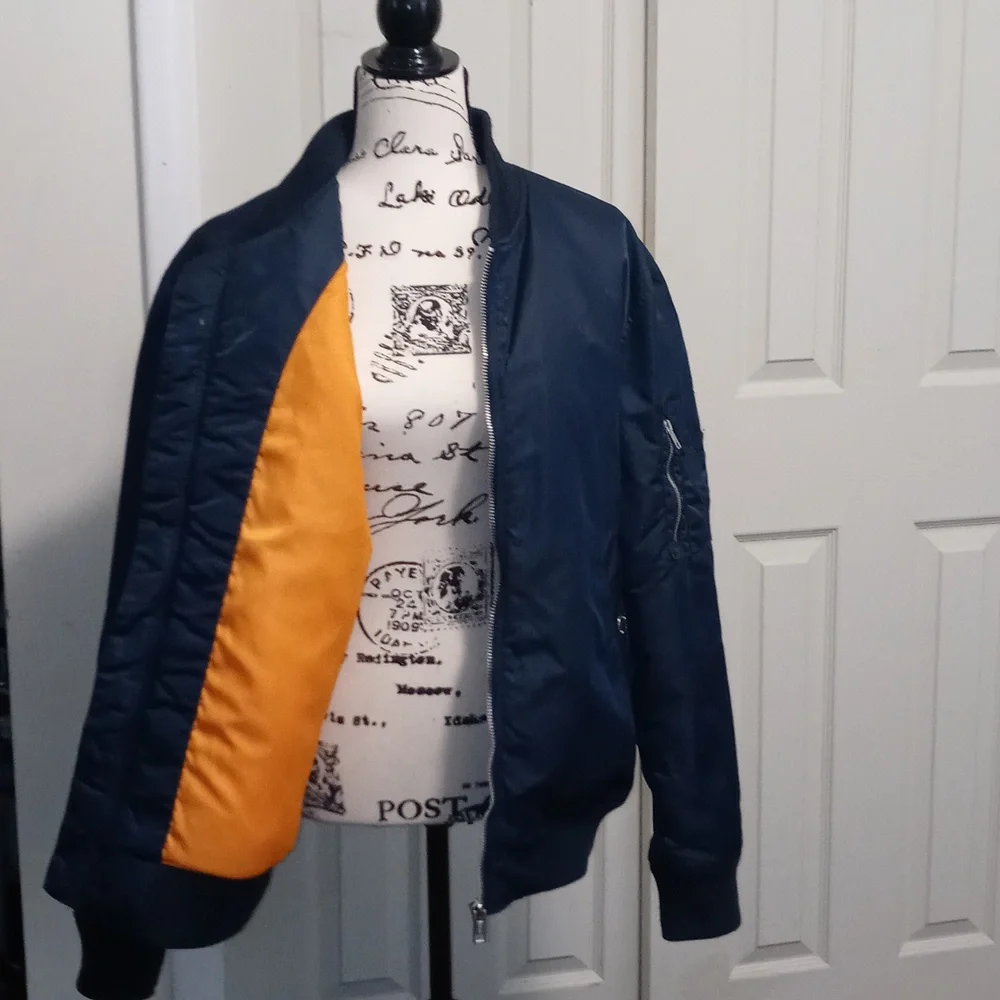 Blue Bomber Jacket - Picture 9 of 11